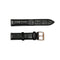 ダニエルウェリントン DANIEL WELLINGTON 替えベルト腕時計用 ラグ幅18mm dw00200041 レザー ブラック クロコダイル型押し